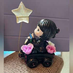 Gothic Cuties Handpainted Upcycled “As You Wish” Precious Moments Girl